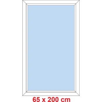 Okno Soft Plastové okno 65x200 cm, FIX neotevíravé