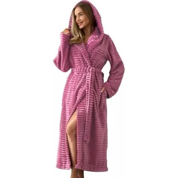 Dámský župan Dámský župan Robin long cherry LandL starorůžová L