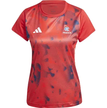 Dámské tričko Tričko adidas Team Colleg Red 1194445 14 (L)