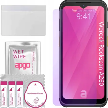 Pouzdro na mobilní telefon Hybridní Sklo Anti-Blue 9H na displej pro Werock Rockscan A260