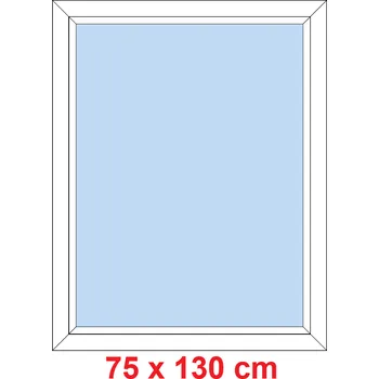 Okno Soft Plastové okno 75x130 cm, FIX neotevíravé