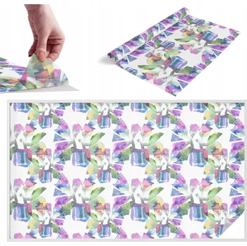 Obraz Samolepicí Fólie Mléčná S Potiskem Barevná Abstrakce 200x116 cm