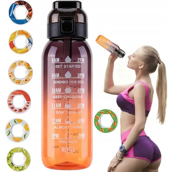 Láhev Aromatický hrnek 1000 ml Láhev na vodu s vůní - 7 příchutí