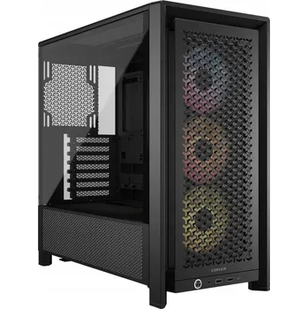 PC skříň Počítačová Skříň pro počítač Corsair Frame 4000D RS ARGB Midi Tower ATX Černá