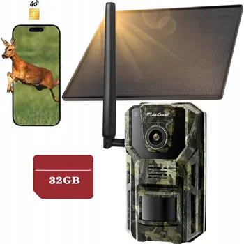 IP kamera FOTOPAST 3G/4G SE SIM GPS SOLÁRNÍ KAMERA 2K IP66 SOLÁRNÍ PANEL 32GB SD