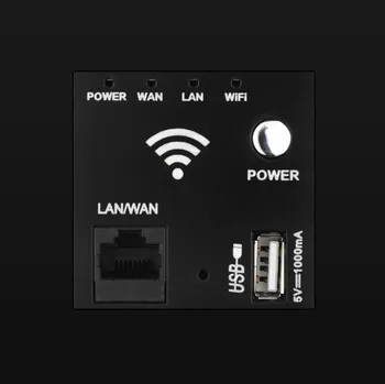 Elektrická zásuvka SRAN WiFi socket v rámečku černý plast