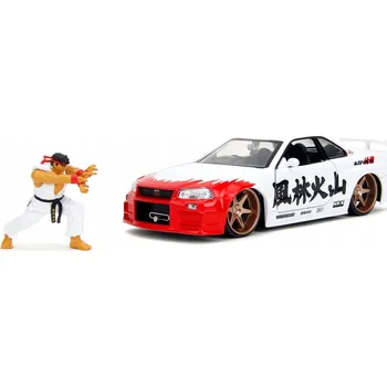 autíčko Jada Toys - Street Fighter Nissan Skyline Gtr R34