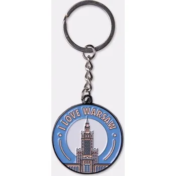 I LOVE WARSAW / PALÁC KULTURY A VĚDY / přívěsek na klíče
