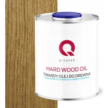 barva a nátěr na dřevo Tvrdý Olej na Dřevo pro Impregnaci Nábytku a Teras 1L Bezbarvý Satén