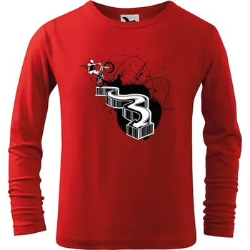 Chlapecké tričko DOBRÝ TRIKO Dětské bavlněné triko Trial Velikost: 158/12 let, Barva: Červená