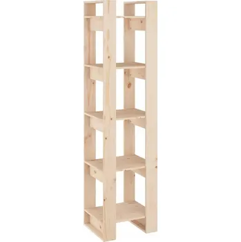 Knihovna Regál Police na Knihy Masivní Borové Dřevo 41x35x160 cm