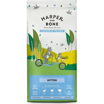 Krmivo pro kočku vzorek Harper and Bone Cat Kitten příchutě farmy 70 g