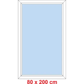 Okno Soft Plastové okno 80x200 cm, FIX neotevíravé