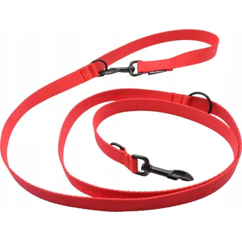 Vodítko pro psa VODÍTKO PŘEPÍNACÍ PRO PSA NELSON-X BASIC BLACK 2,5 M KARABINOVÁ ČERNÁ