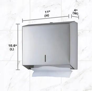 Zásobník na papírové ručníky Zásobník Dávkovač Zásobník na papírové ručníky Jumbo, nástěnný