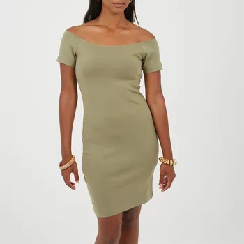 Dámské šaty Šaty Brave Soul Khaki 1195038 8 (XS)