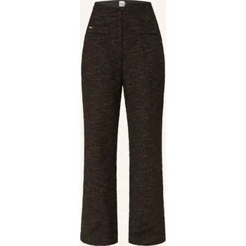 Dámské kalhoty Brax Dámské Kalhoty Marlene Maine Z Bouclé S Třpytivou Přízí,...