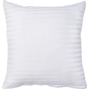 Povlak na dekorativní polštářek DADKA VRACOV Povlak na polštář atlas grádl bílý proužek 0,8 cm Rozměr: 50x70