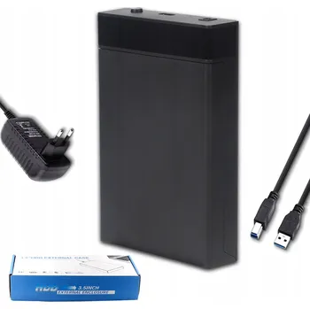 Interní pevný disk Externí box / adaptér pro 3,5" SATA III SSD disk, USB 3.0