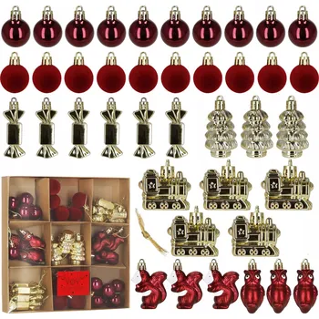 Vánoce CA0966 SADA VÁNOČNÍCH OZDOB 41 KS