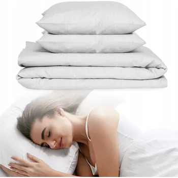 Povlečení POVLEČENÍ 220x200 HOTELOVÉ BÍLÉ proužky 2x povlak na polštář 70x80 Sada do hotelu