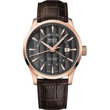 Hodinky Mido Multifort Dual Time M038.429.36.061.00 + 5 let záruka a dárek ZDARMA