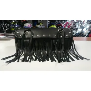 Zavazadlo na motocykl Turínek TURÍNEK kožená rolka třásně, končak, cvoky