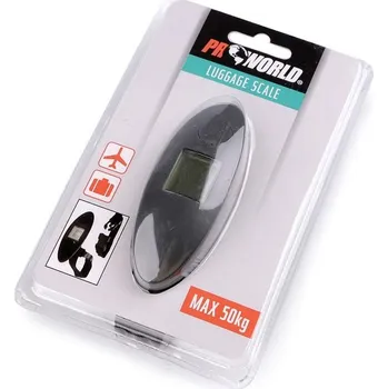 Cestovní váha digitální, na kufry a zavazadla - 3 šedá