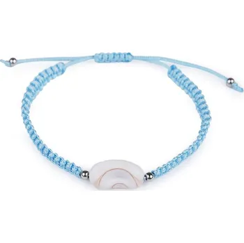 Náramek Náramek shamballa - 6 modrá světlá