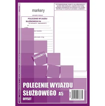 Tisk Cestovního příkazu Emeko 887 A5