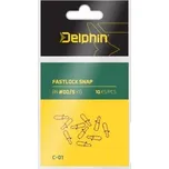 Delphin Karabinka Fastlock Snap C-01 10ks - Velikost 1/18kg