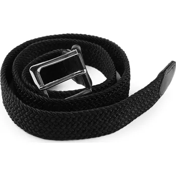 Opasek Pásek pružný šíře 3,2 cm unisex - 7 černá