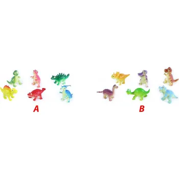 Dinosauři veselá zvířátka 6 ks v sáčku - A