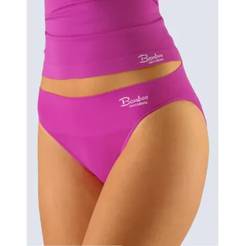 Kalhotky Dámské kalhotky klasické Bamboo Natural - bílá purpurová - L/XL