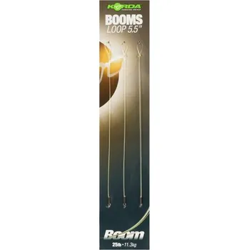 Umělá nástraha Korda Návazec Ready Tied Boom Loop 25lb 3ks - 14cm