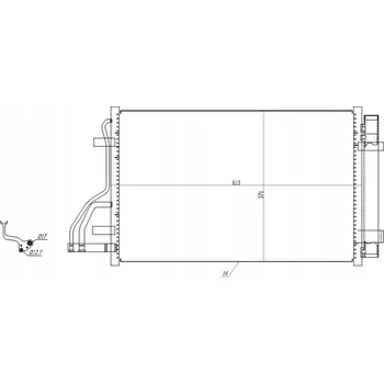 Výparník klimatizace CHLADIČ KLIMATIZACE HYUNDAI I30 2007-2012