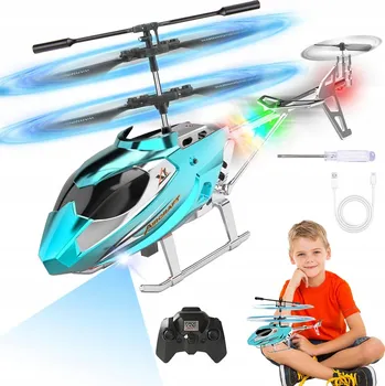 RC model auta Dálkově ovládaný vrtulník RC S5H 2.4GHz RTF modrý s LED