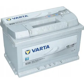 Autobaterie Akumulátor Varta Silver Dynamic E38 12V 74Ah 750A P+