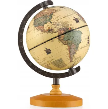 Obraz Globus s kovovým rámem Dekorativní globus Ø14 cm