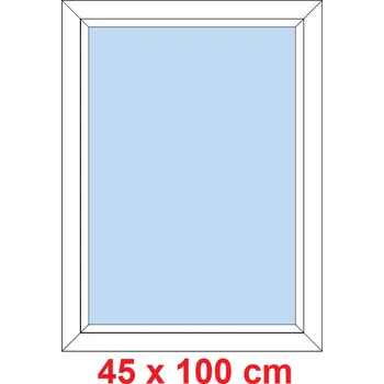 Okno Soft Plastové okno 45x100 cm, FIX neotevíravé