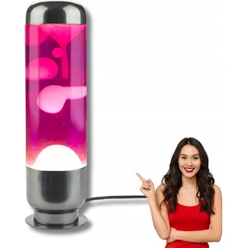 Lampička Lávová lampa Magma KAPSULE PINK Růžová VELKÁ lávová lampa