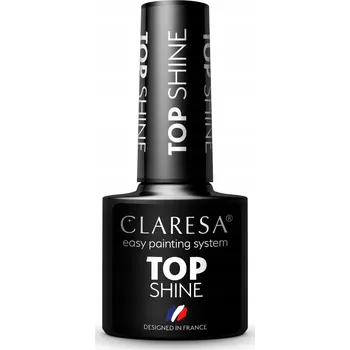 Přípravek na nehty CLARESA TOP SHINE pro zapracování pigmentů na lak h + PIGMENT