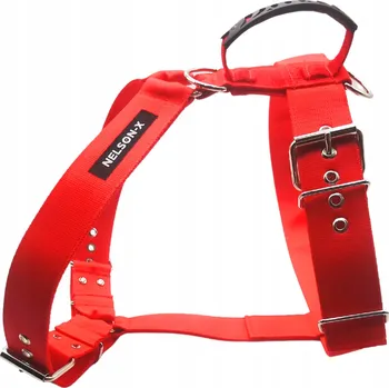 Postroj pro psa SILNÉ POSTROJE GUARD PRO PSA NELSON-X POWER S PŘEZKAMI IPO, VELIKOST XXXXL