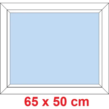 Okno Soft Plastové okno 65x50 cm, FIX neotevíravé