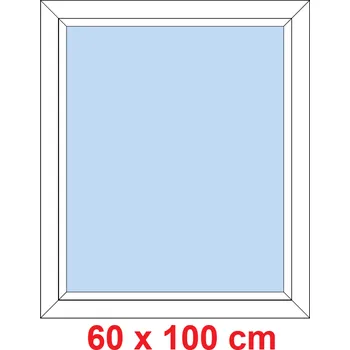 Okno Soft Plastové okno 60x100 cm, FIX neotevíravé