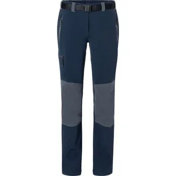 Dámské kalhoty James & Nicholson (Daiber) Dámské trekingové kalhoty JN1205 - Tmavě modrá / tmavě šedá | M