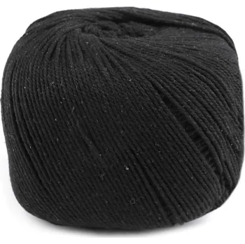 Příze Bavlněná příze / šňůra macramé 550 g - 10 černá