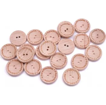 Knoflík Knoflík dřevěný handmade 2536 vel.36 - 22,9mm 36ks