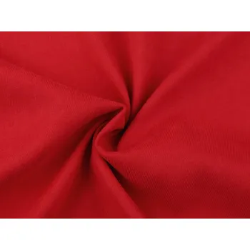 Kostýmovka s keprovou vazbou METRÁŽ - 4 červená