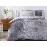 XPOSE® Mikroplyšové povlečení AMÉLIA Exclusive - šedé 173918037